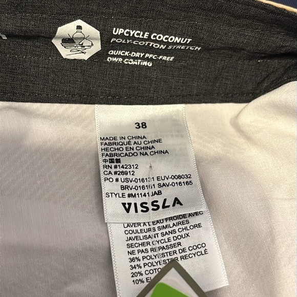 HUK Jabber 18.5" Boardshort VIssla Size 38 NEW - Picture 6 of 6